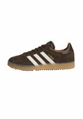 GAZELLE GOLF - Golf shoes - dark brown   chalk white   gum