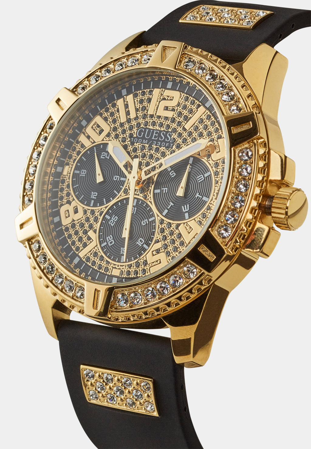 GS FRONTIER - Chronograph watch - black/gold-coloured