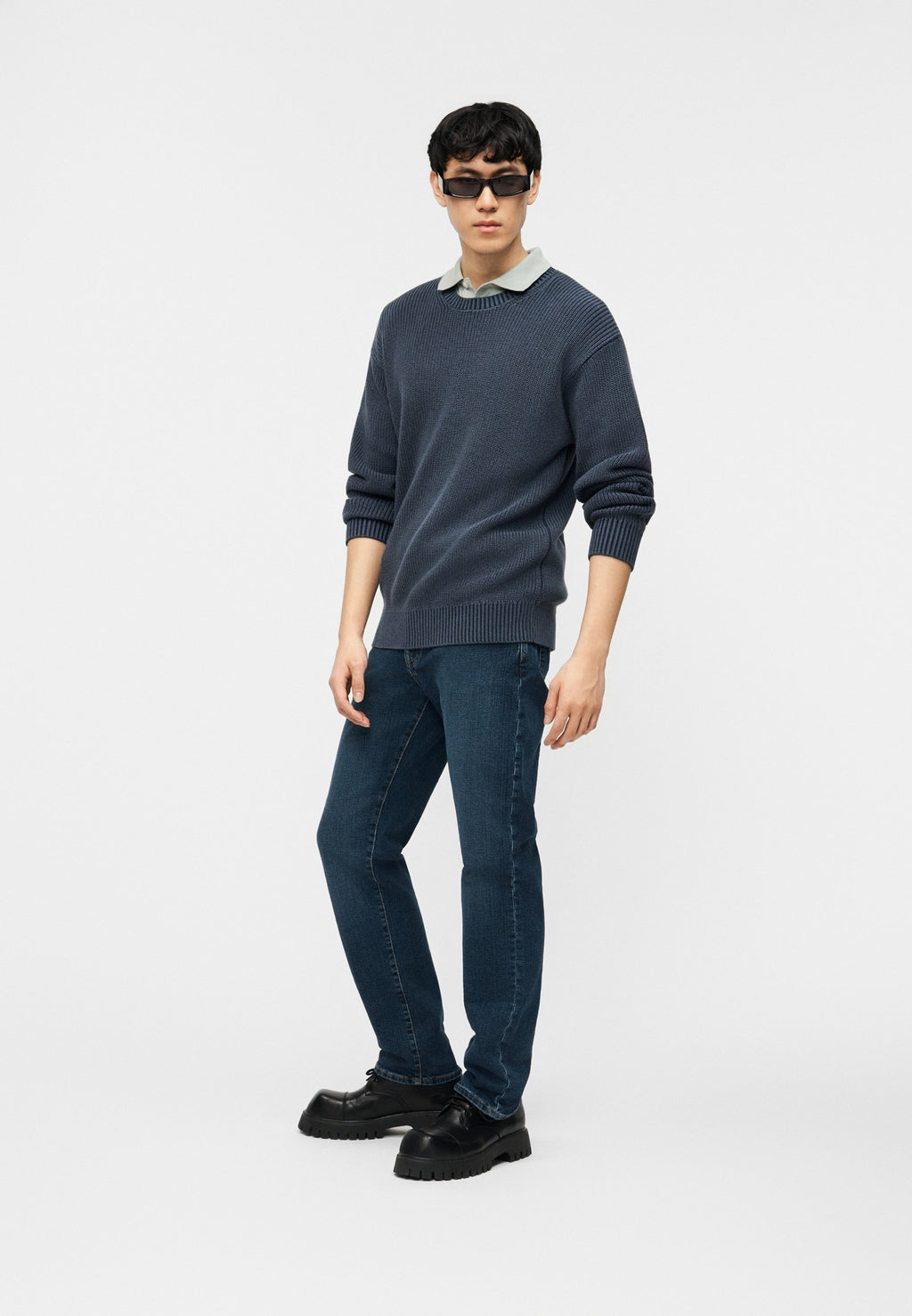 RELAXED CREW - Jumper - deep sailor blue