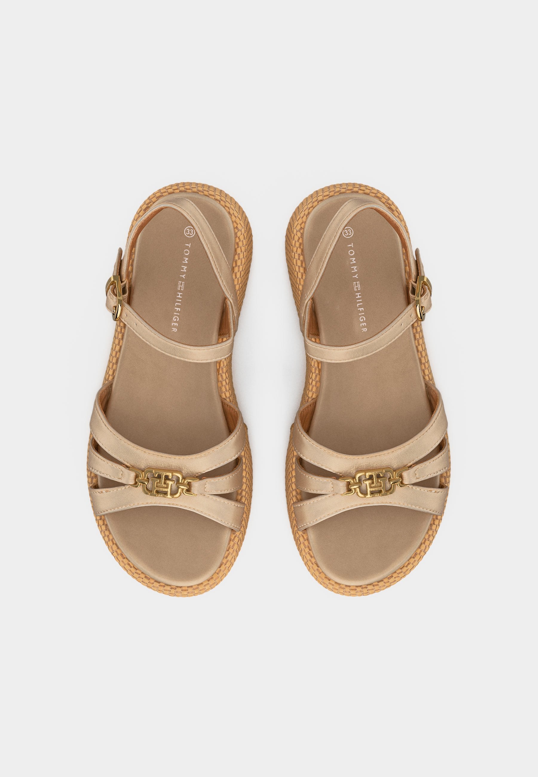 ERIKA - Sandals - platinum-coloured