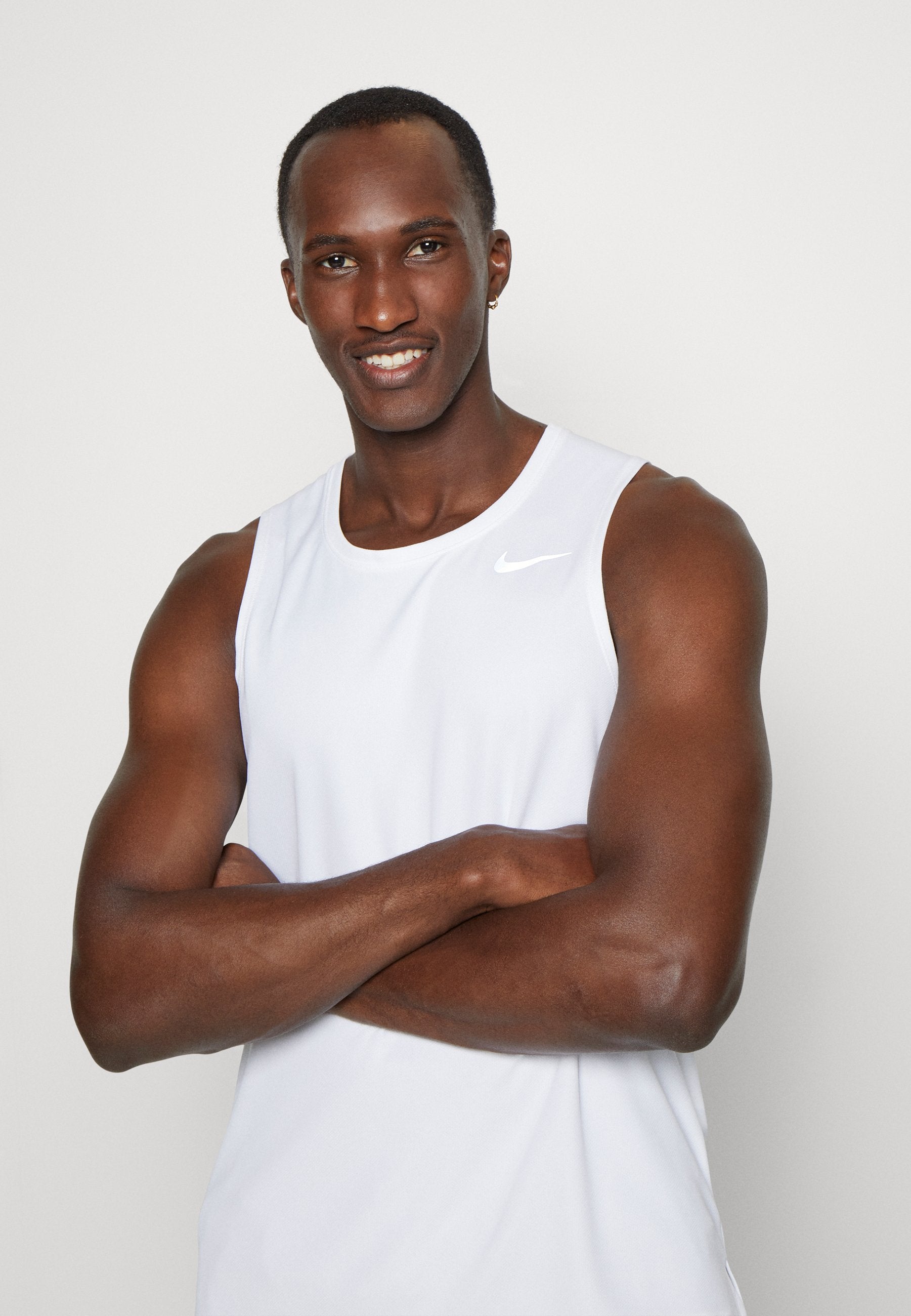 MILER TANK - Top - white/reflective silver