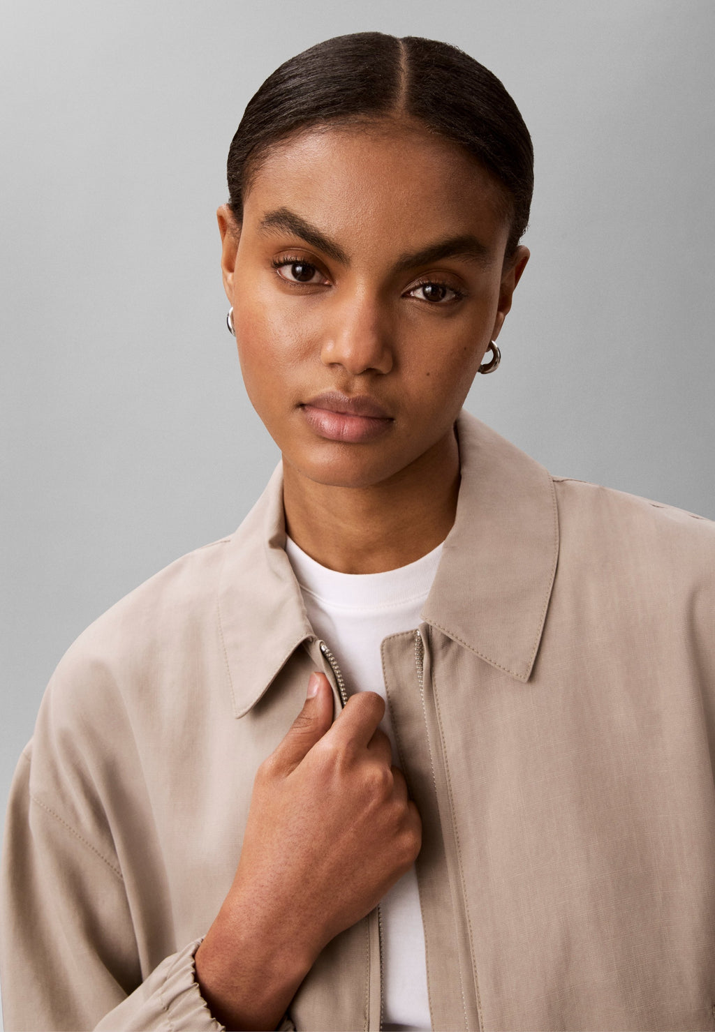 Bomber Jacket - roasted cashew