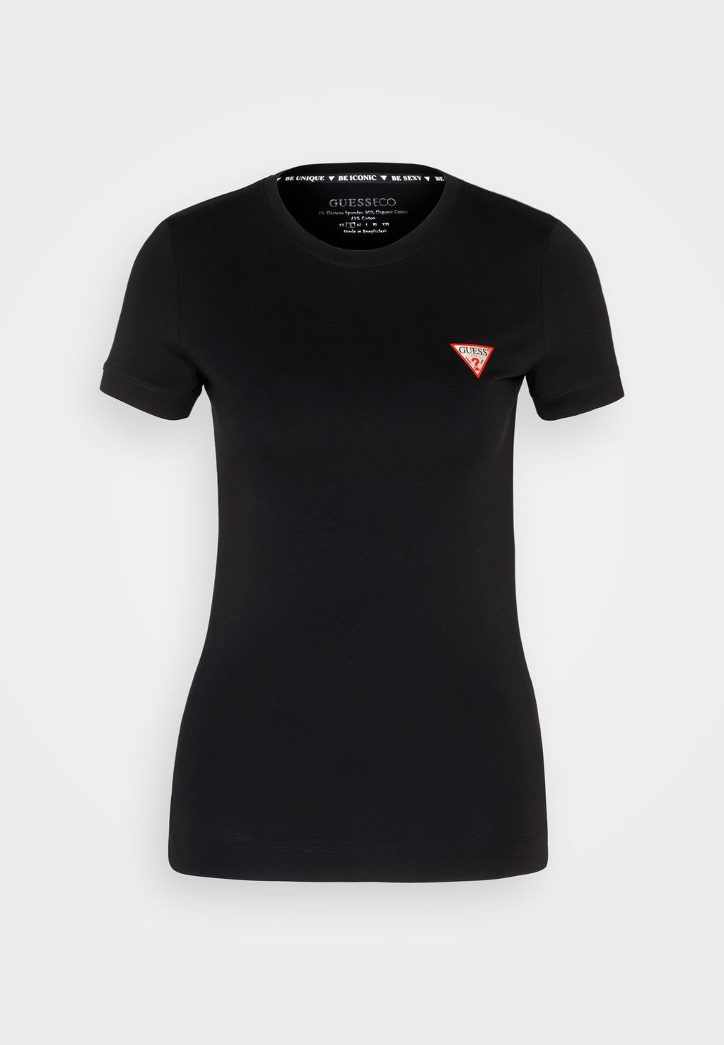 MINI TRIANGLE TEE - Basic T-shirt - jet black