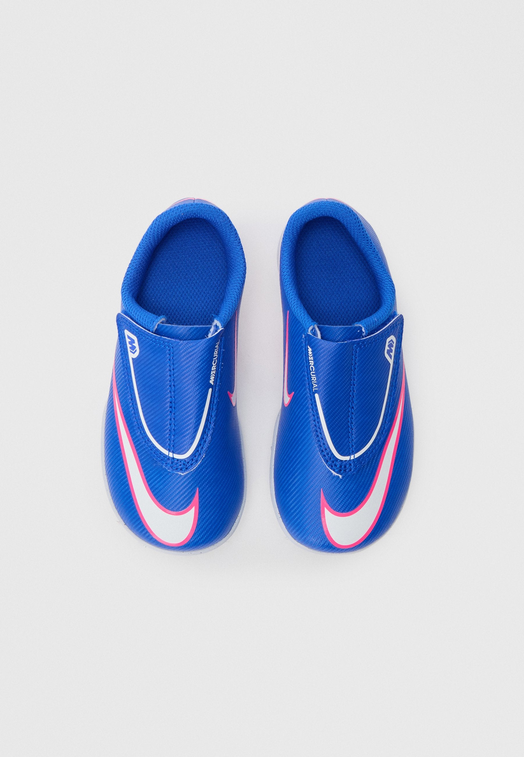 JR MERCURIAL VAPOR 16 CLUB TF PS VELCRO UNISEX - Halı Saha Kramponu - racer blue/white