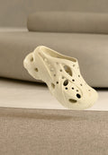 CAGED - Heeled mules - summit white