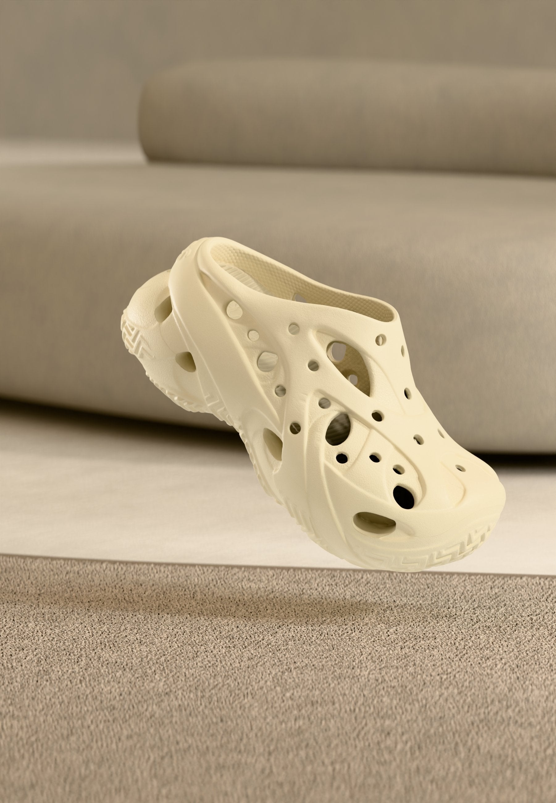CAGED - Heeled mules - summit white