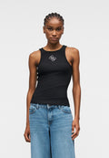 ROUND NECK GUENDALINA - Top - jet black