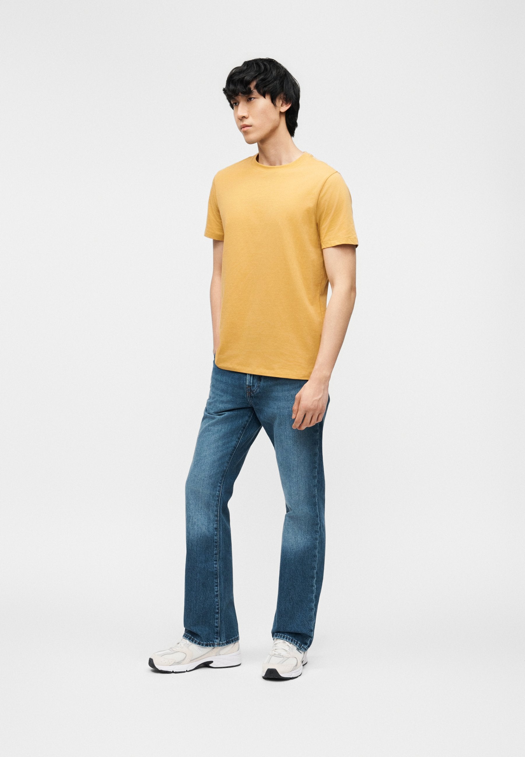 EVERYDAY SOFT CREW  - Basic T-shirt - amber wave