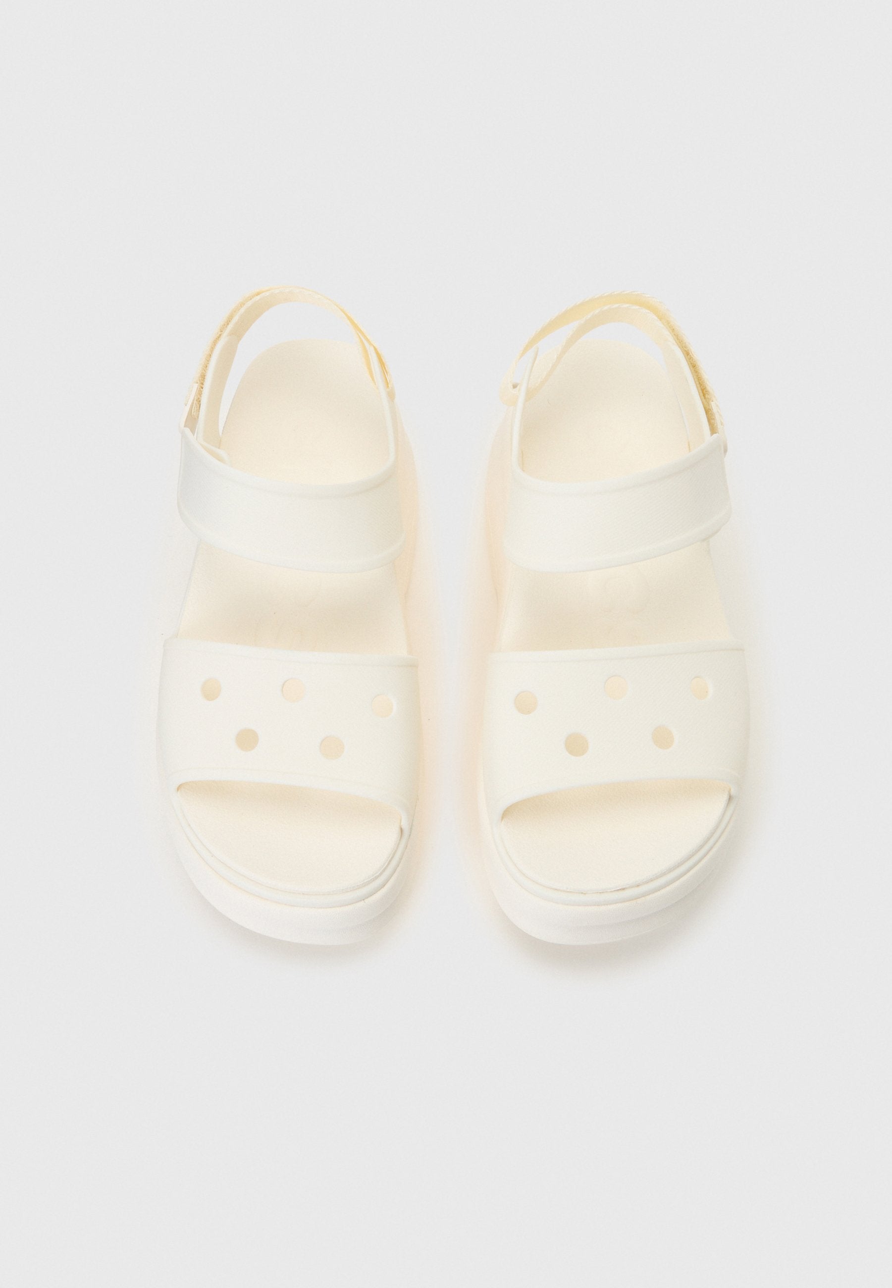 SOHO Y STRAP - Platform sandals - chalk