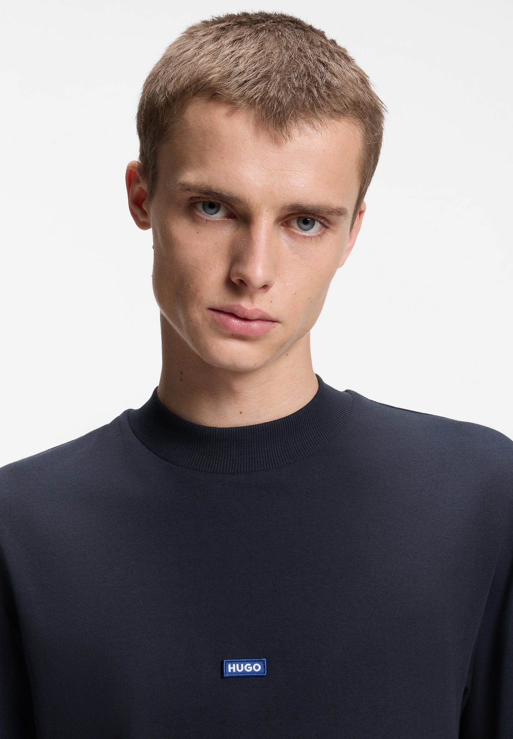 NIEROS - Basic T-shirt - dark blue