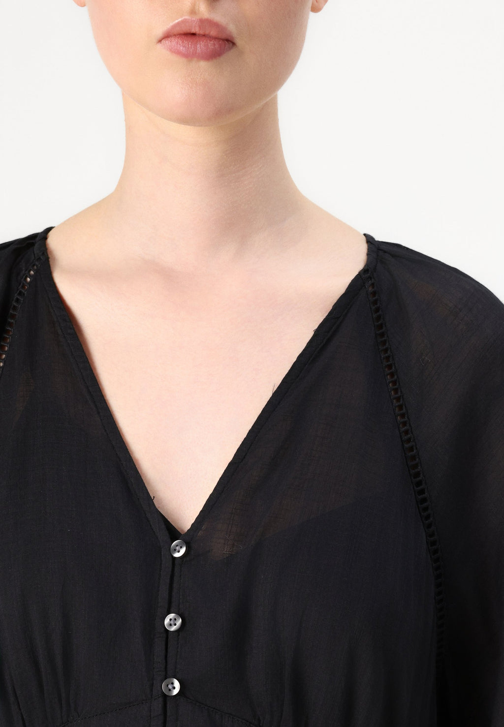 FLUTTER MIDI - Day dress - true black