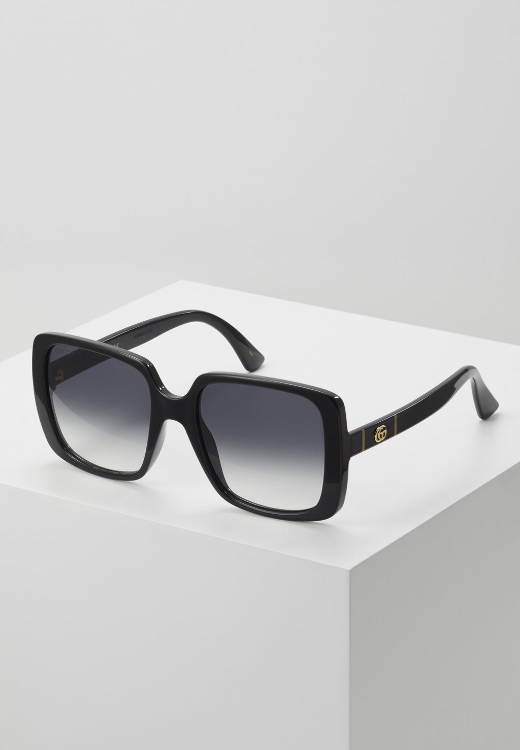 نظارات شمسية GG OVERSIZED SQUARE ACETATE - نظارات شمسية - أسود/رمادي