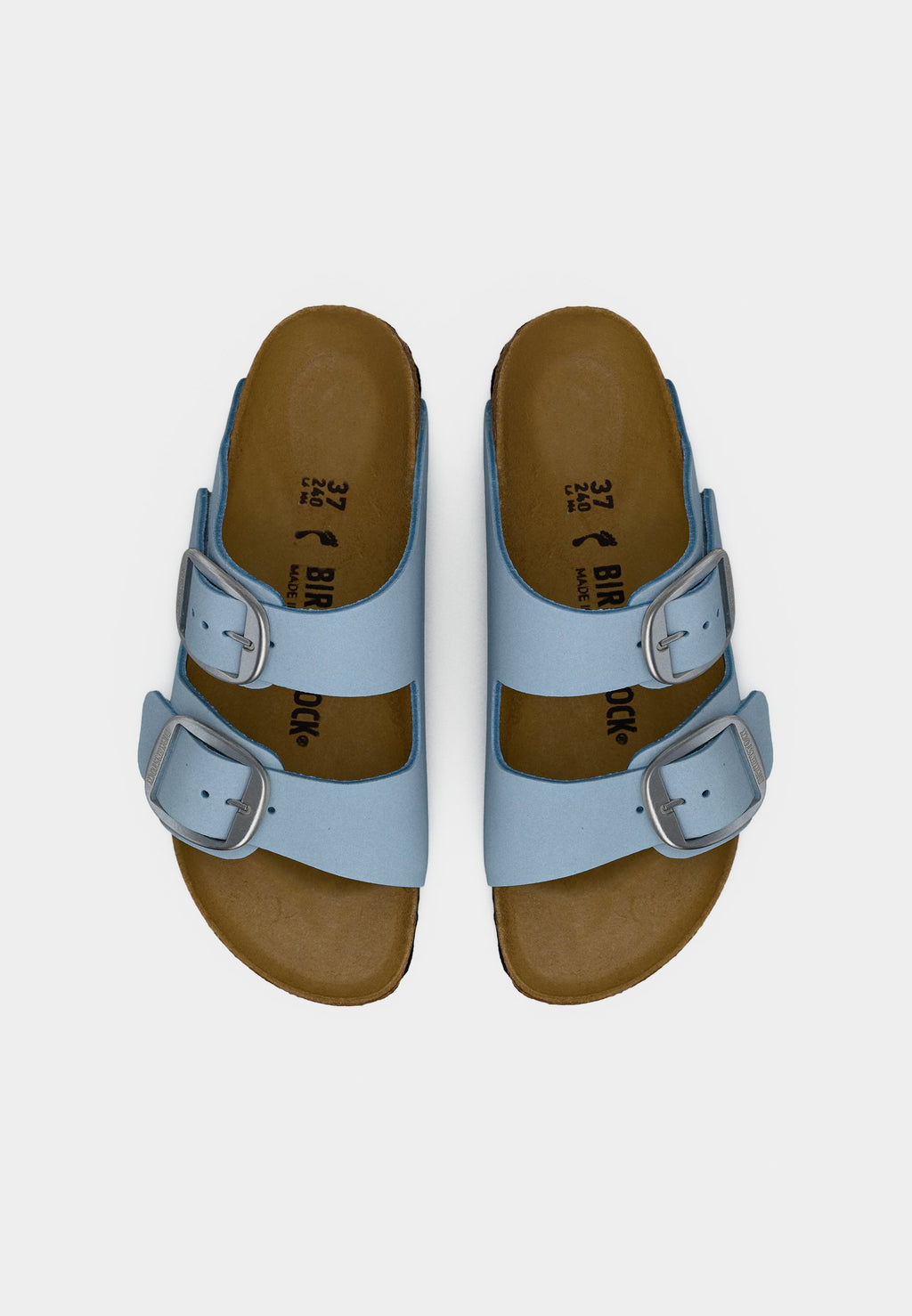 ARIZONA BIG BUCKLE LENB BABY BLUES NARROW - Sandals - baby blue
