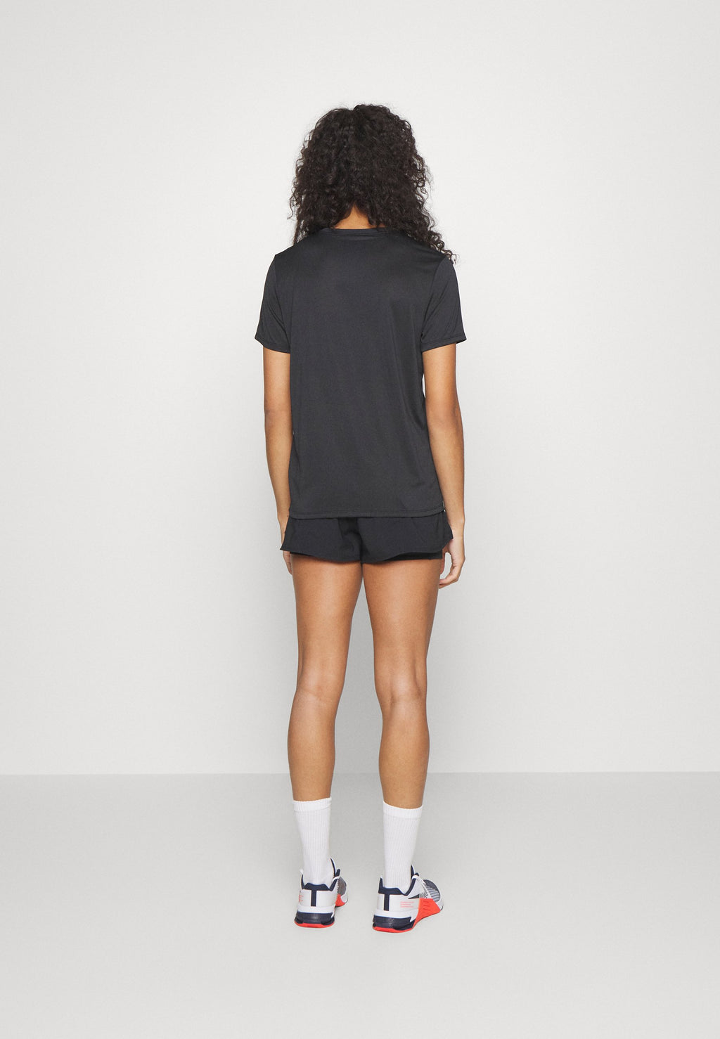 TEE - Sports T-shirt - black/white
