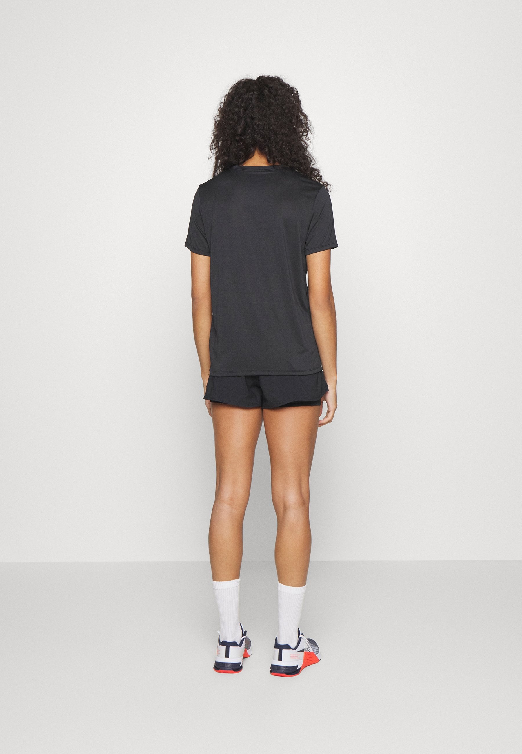 TEE - Sports T-shirt - black/white