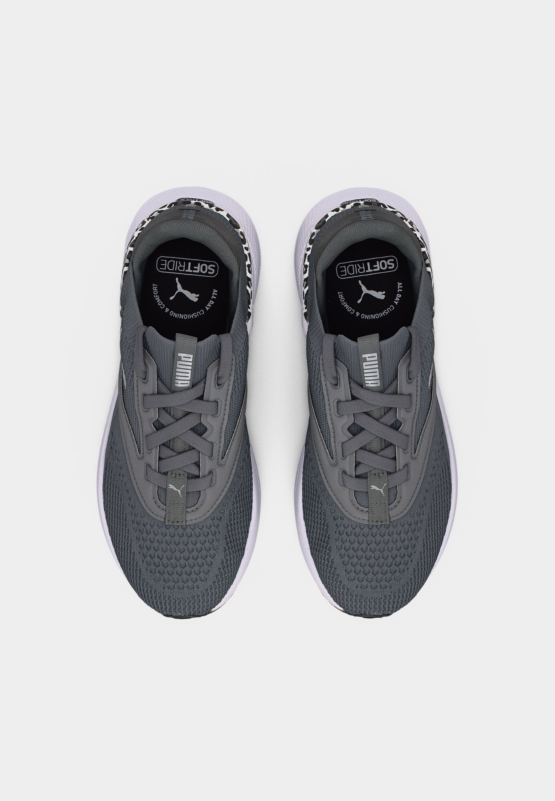 SOFTRIDE MAYVE ANIMAL - Road running shoes - cool dark gray/black/silver-coloured