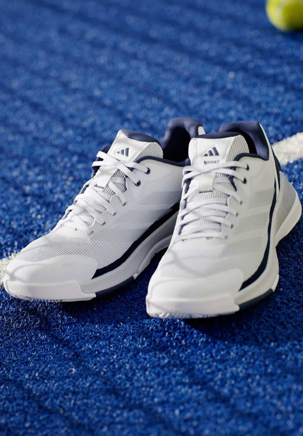 CRAZYQUICK LIGHTSTRIKE PADEL - Padel shoes - cloud white   silver metallic   dark blue