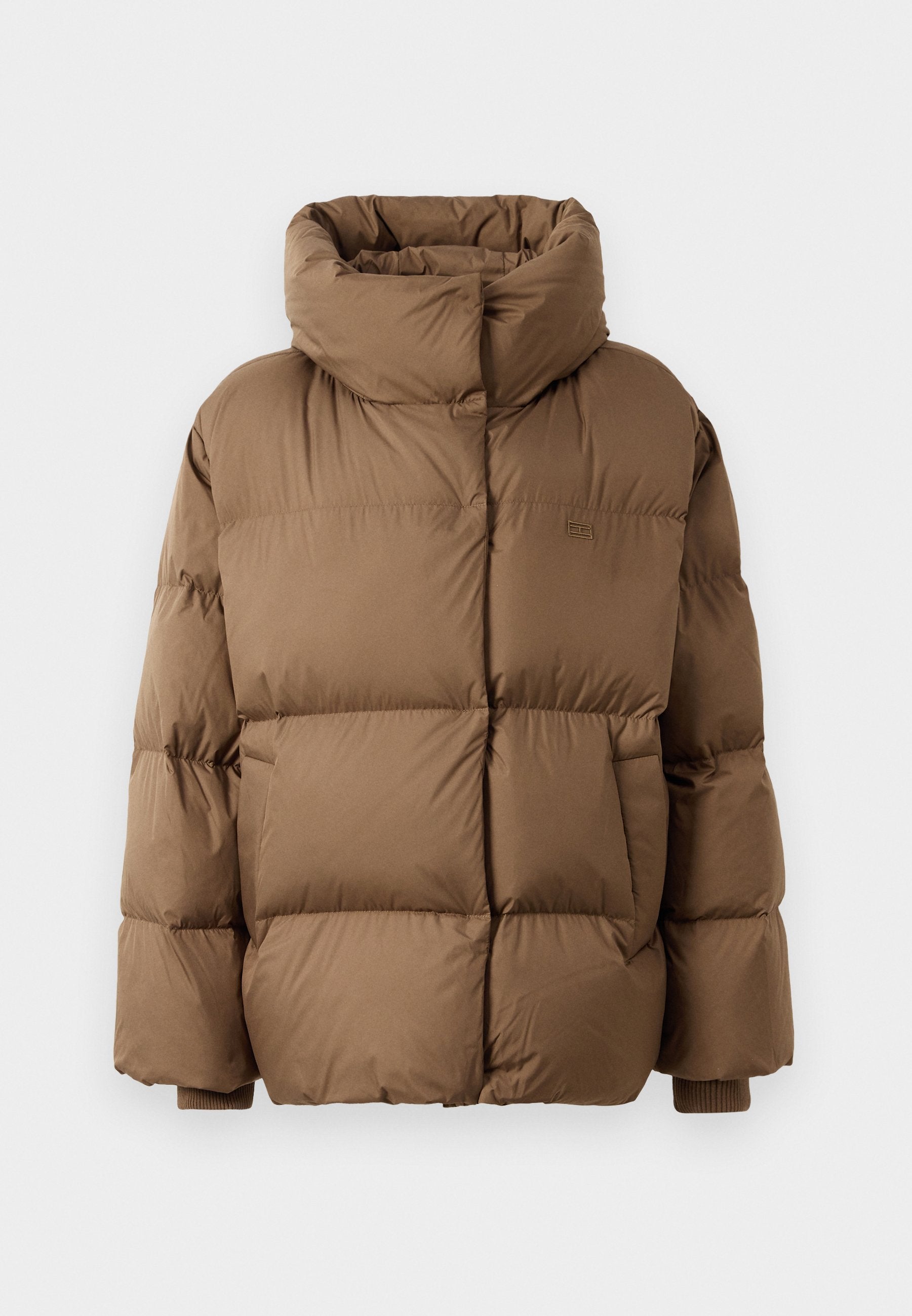 WATER REPELLENT DOWN WRAP JACKET - Winter jacket - nordic taupe