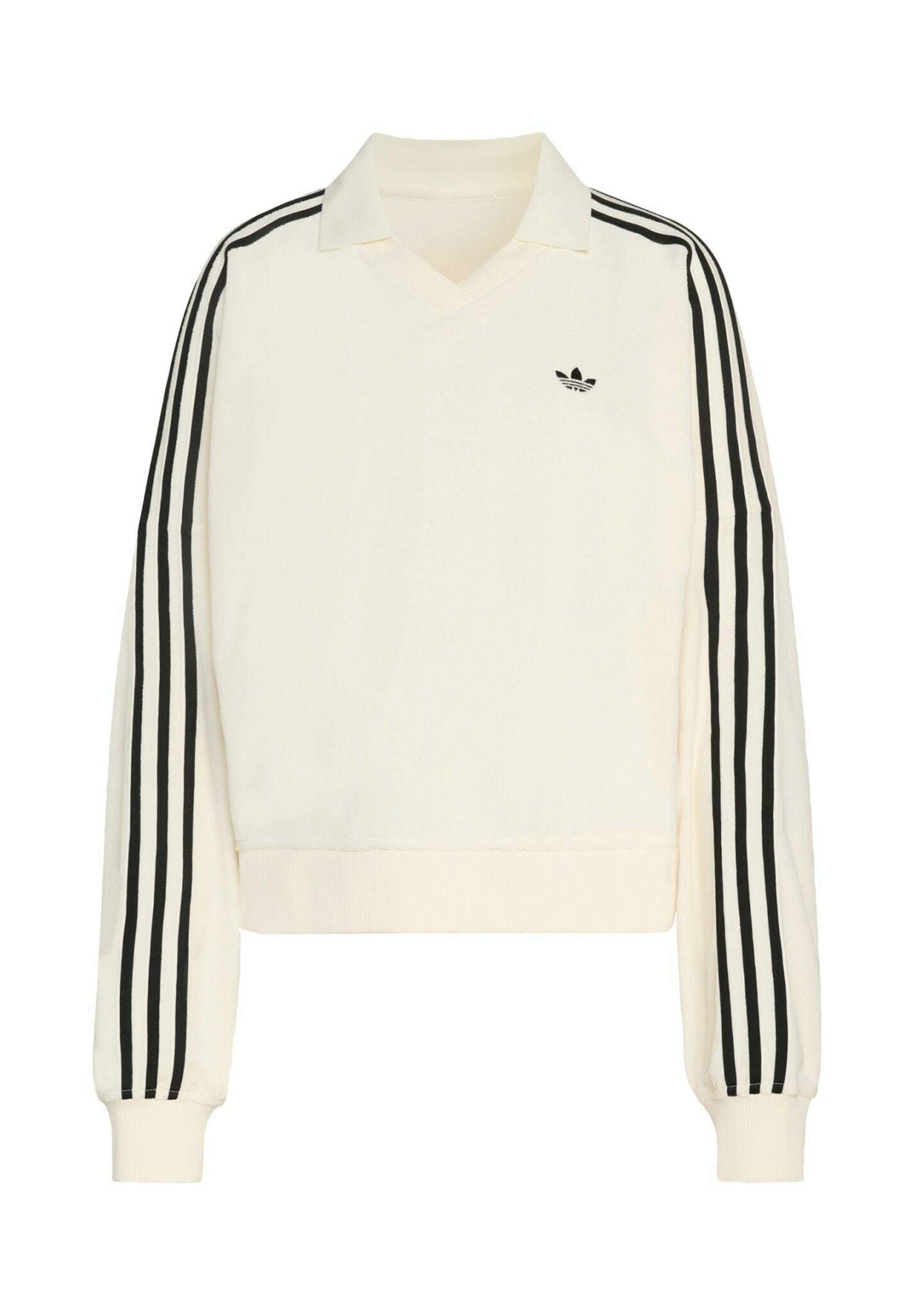 V NECK LONG SLEEVES - Sweatshirt - off white