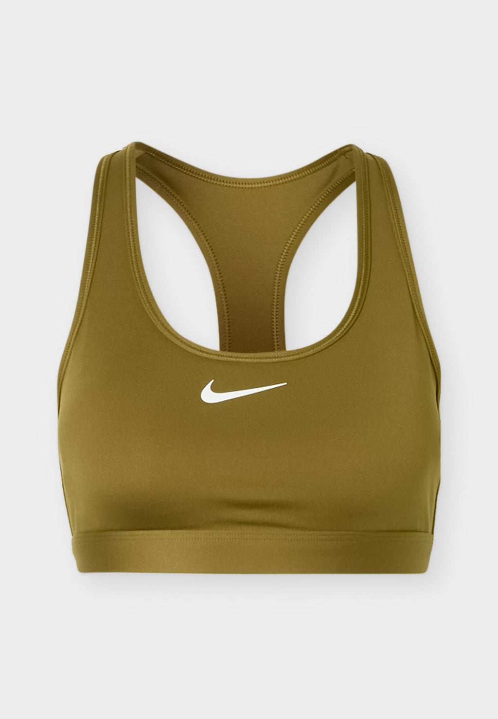 BRA - Medium support sports bra - olive flak/white
