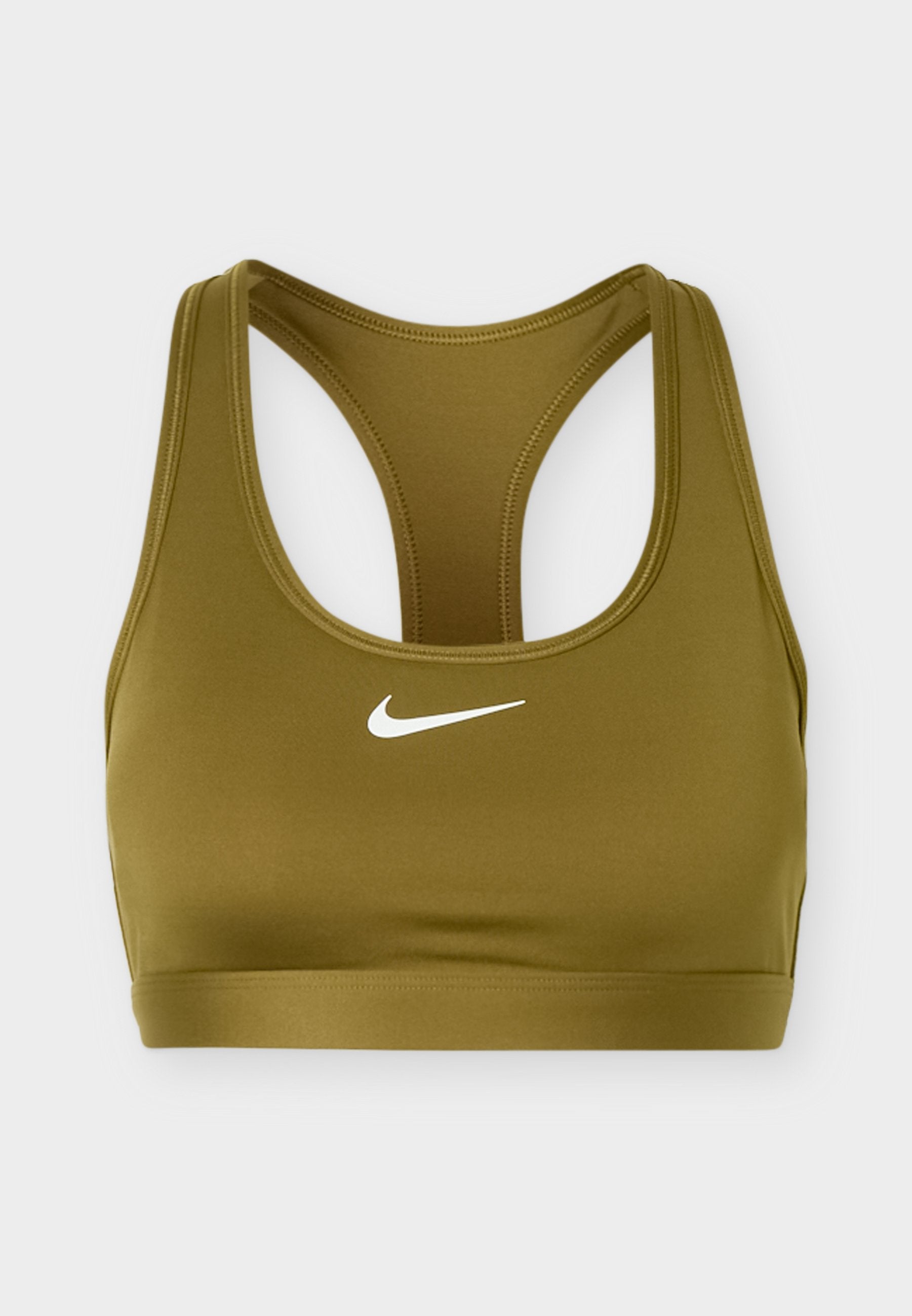BRA - Medium support sports bra - olive flak/white