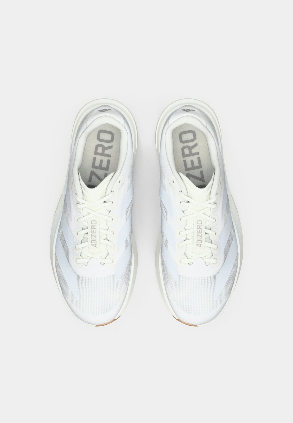 ADIZERO EVO SL M - Trainers - footwear white/warm sandstone
