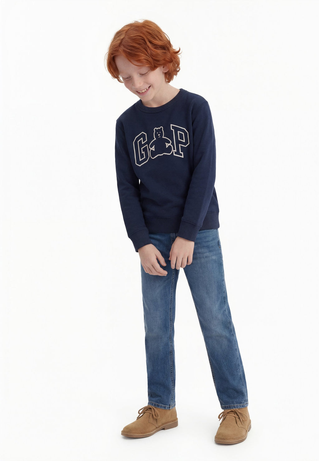 BABYGAP LOGO SWEATSHIRT - Sweatshirt - dark blue