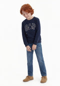 BABYGAP LOGO SWEATSHIRT - Sweatshirt - dark blue