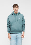 LOGO UNISEX - Kapüşonlu Üst - mineral gri/beyaz
