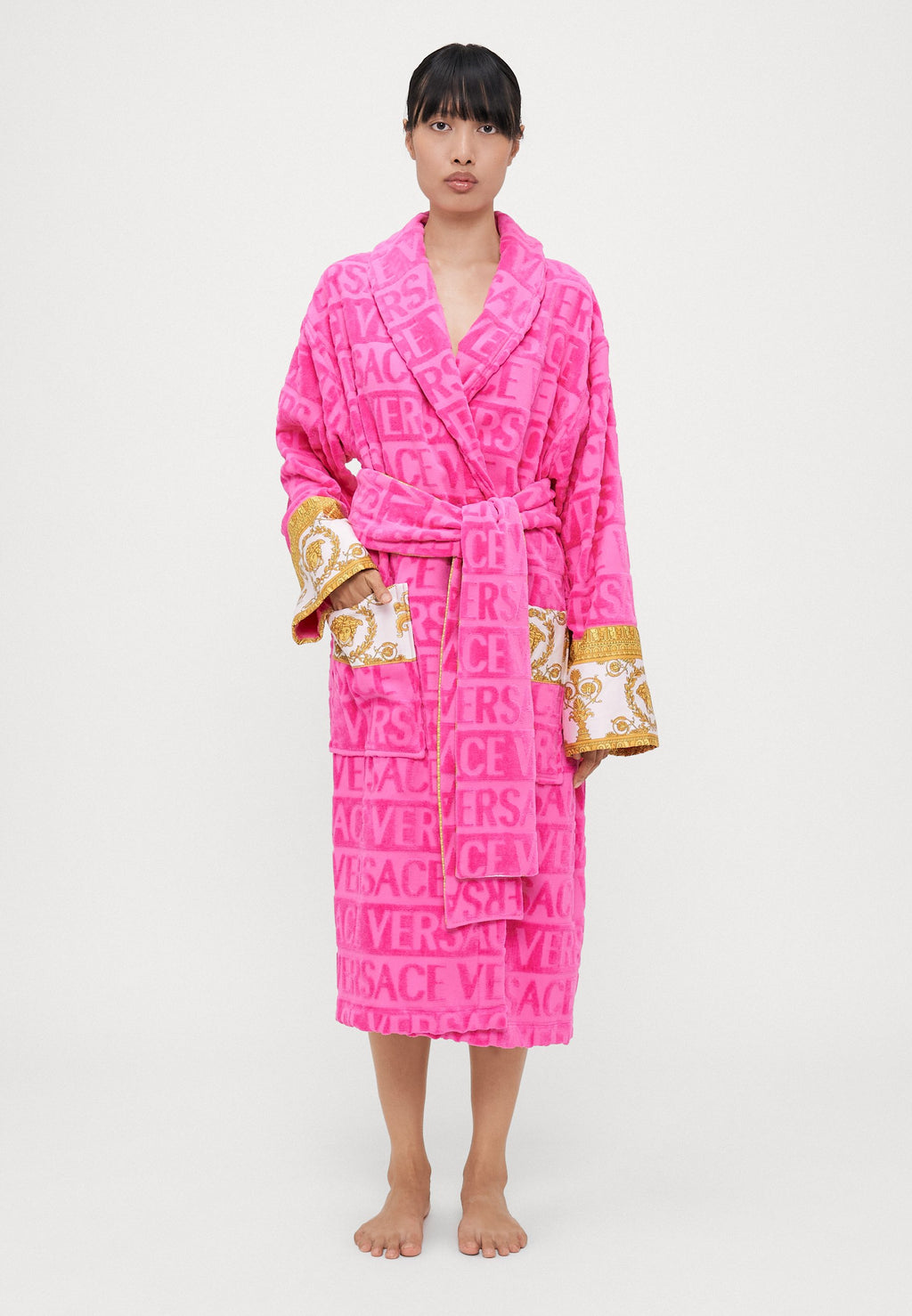 BAROQUE HEART BAROQUE UNISEX - Dressing gown - fuxia