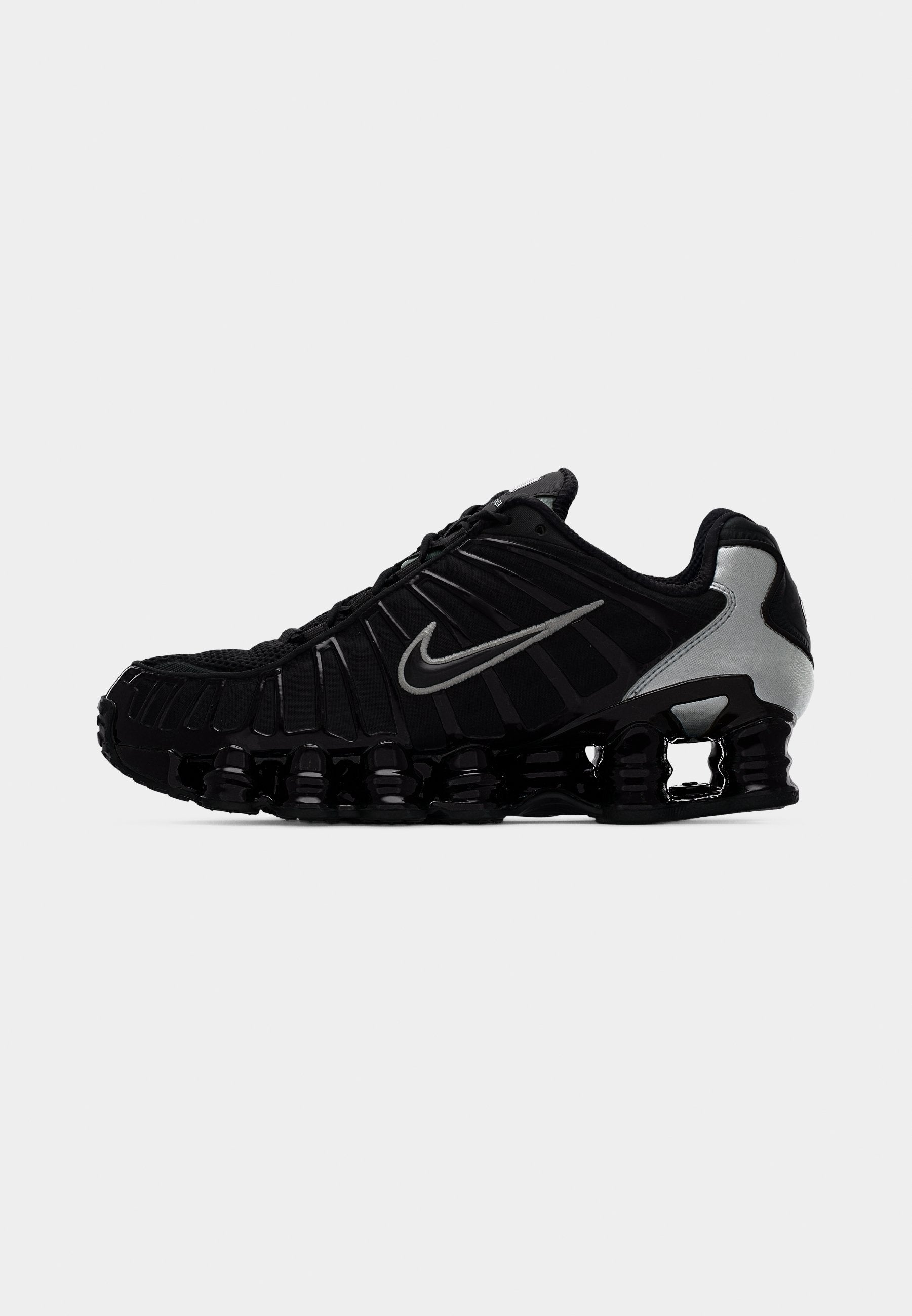 SHOX TL - أحذية رياضية - أسود/فضي معدني
