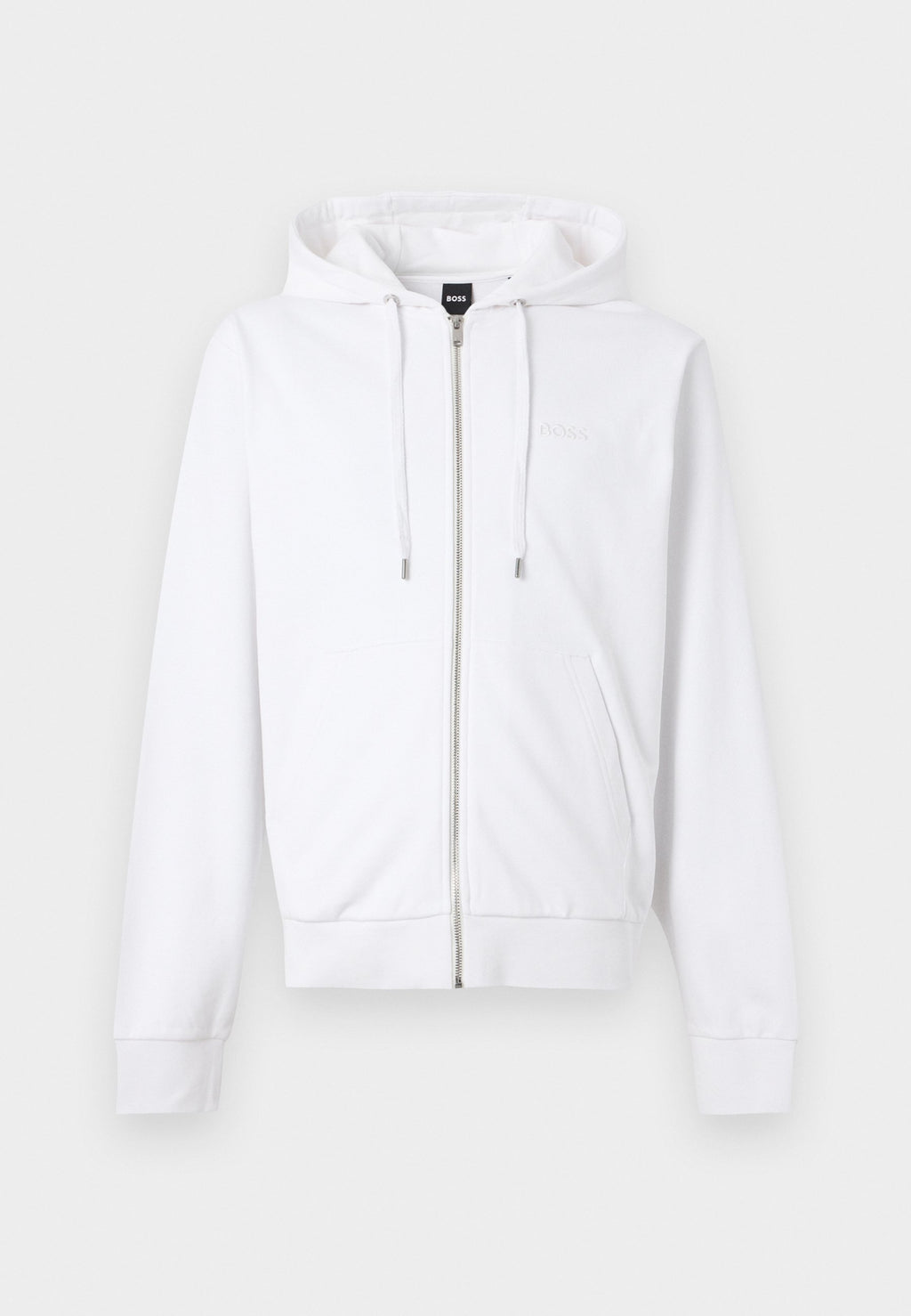 UNISEX - Zip-up sweatshirt - white