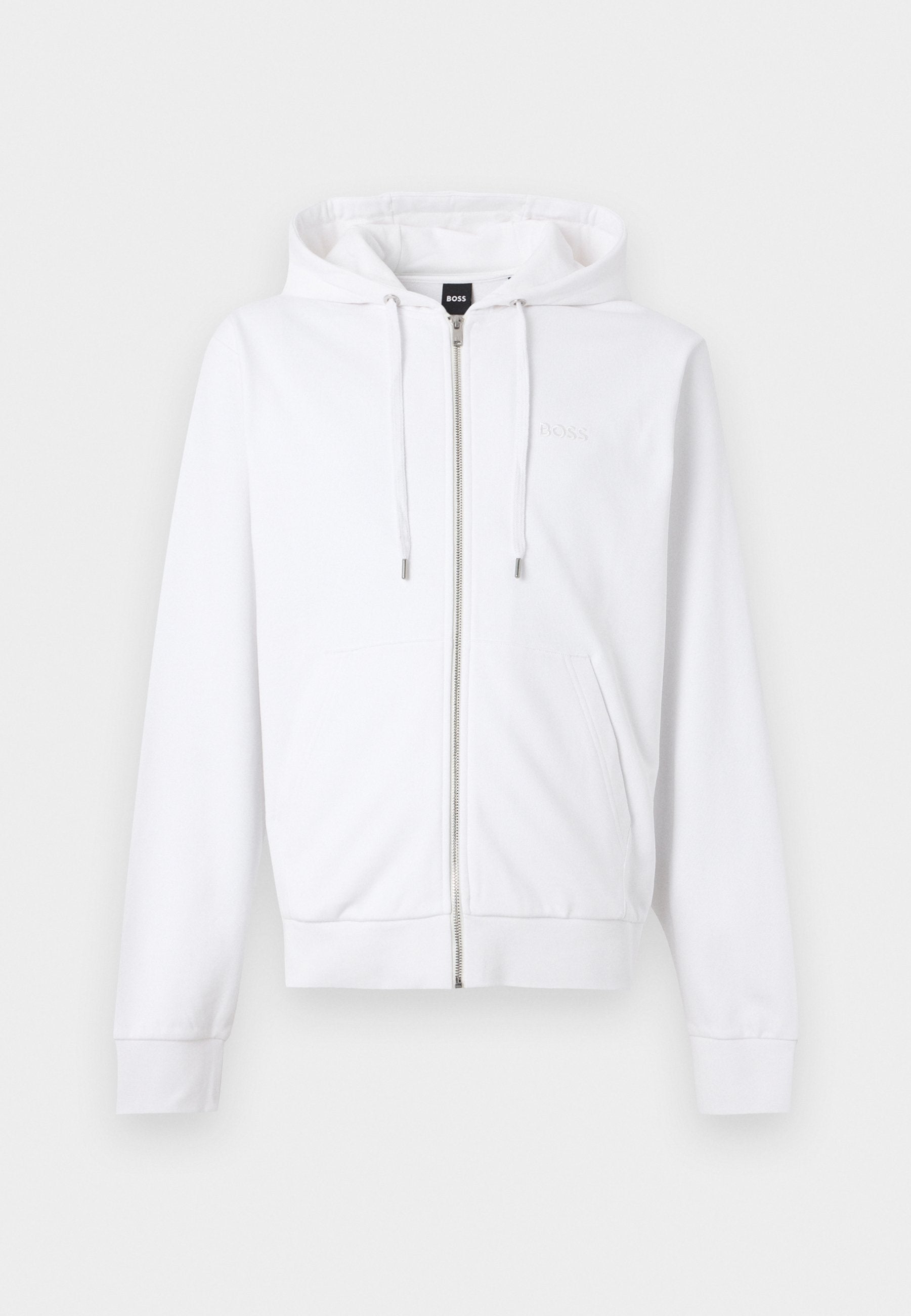 UNISEX - Zip-up sweatshirt - white