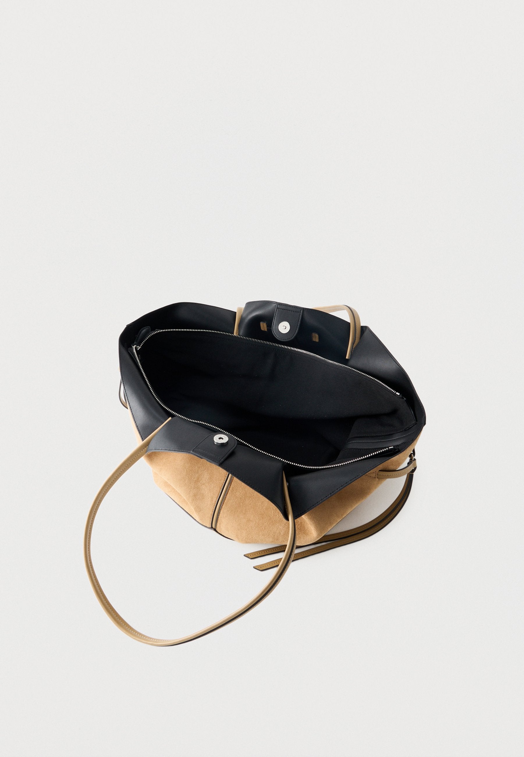 EXCLUSIVE PIERCED TOTE - Tote bag - dijon