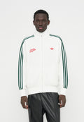 TRACK - Fermuarlı sweatshirt - kirli beyaz/üniversite yeşili