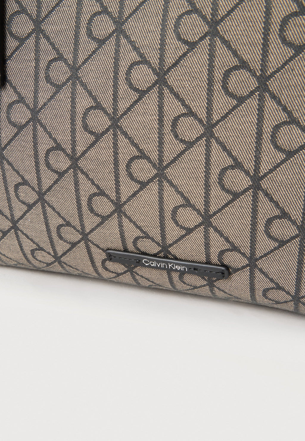 EMBLEM TOTE - Bez çanta - bej/siyah