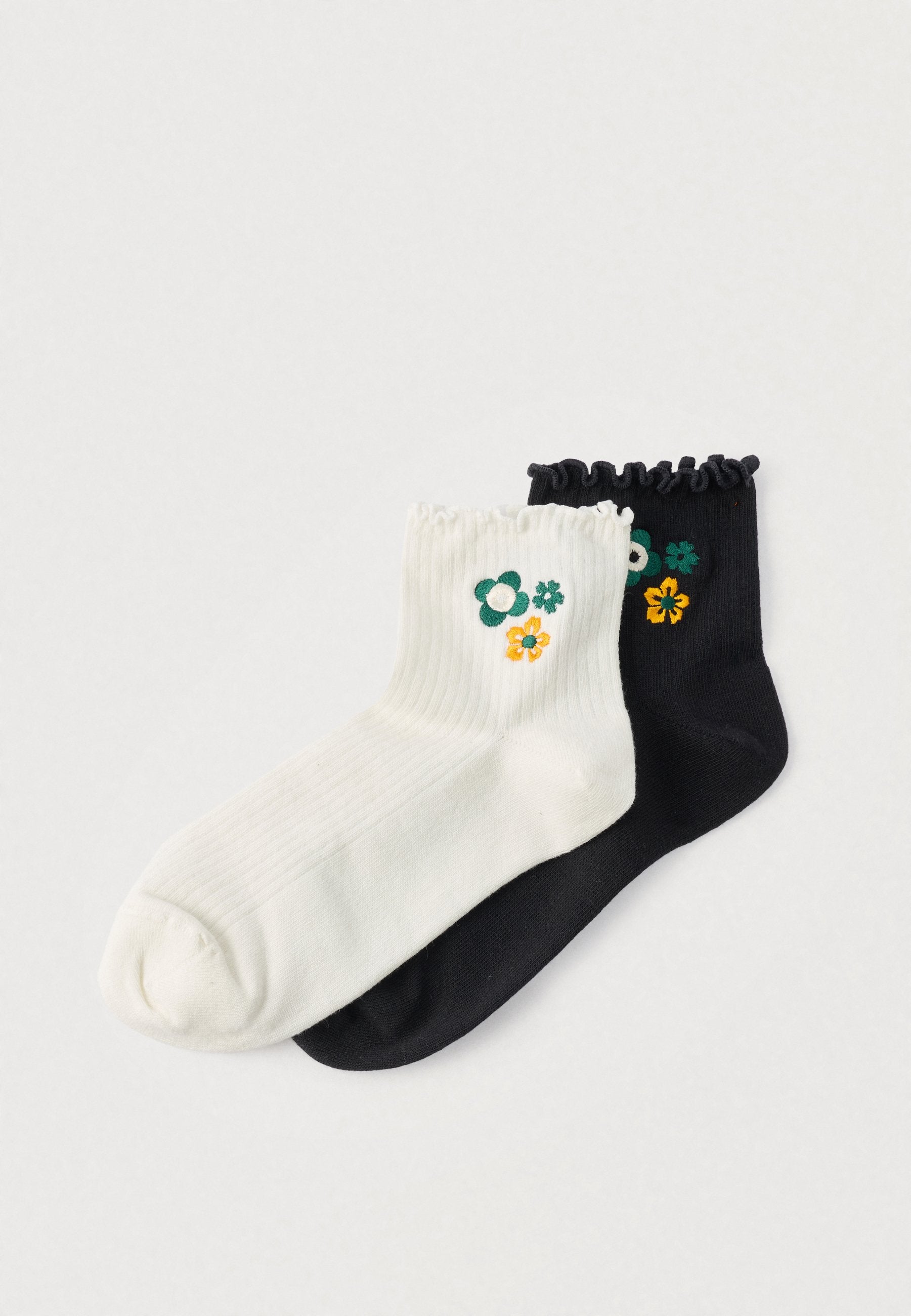 LIBERTY 2 PACK - Socks - off white/black