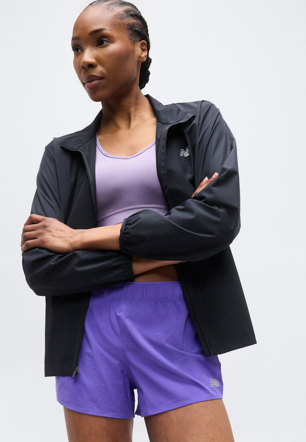 RC SHORT 3' - Tracksuit bottoms - electric purple