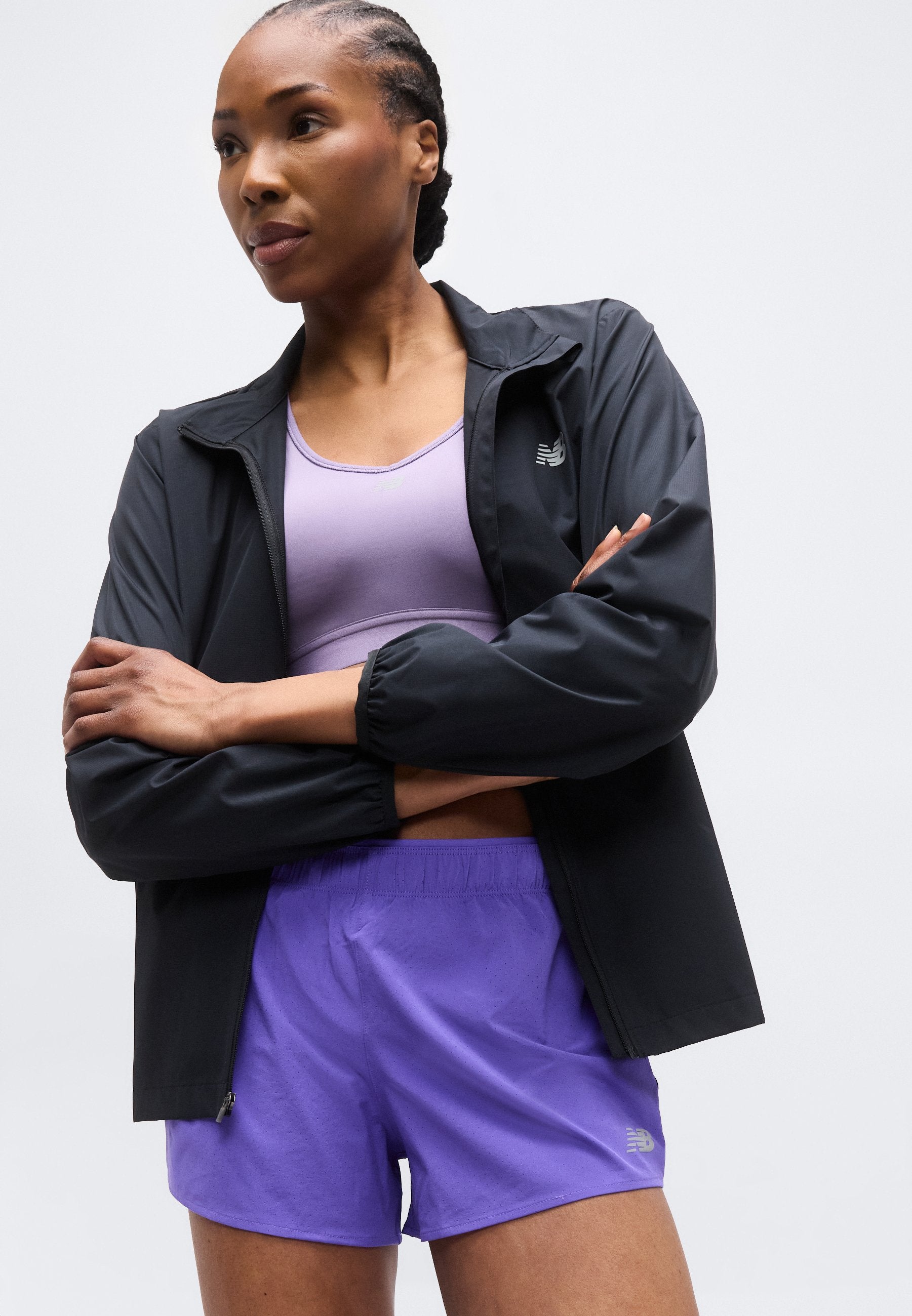 RC SHORT 3' - Tracksuit bottoms - electric purple