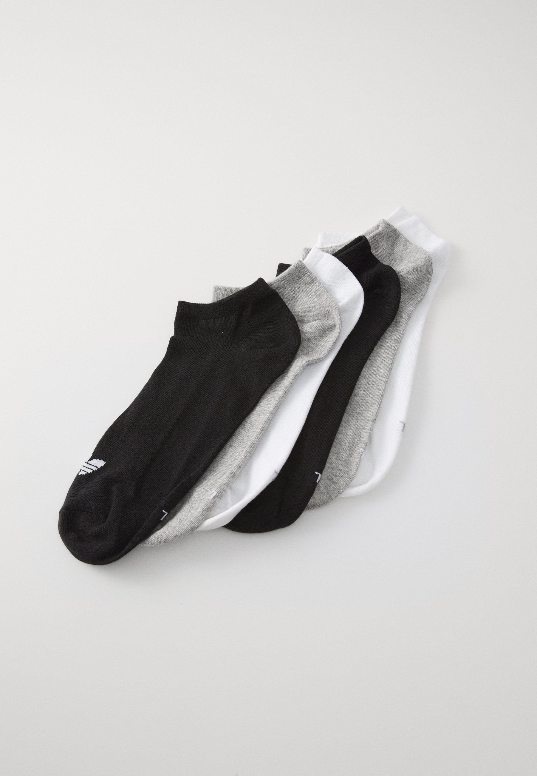 LINER SOCKS UNISEX 6 PACK - جوارب - أبيض/رمادي متوسط/أسود