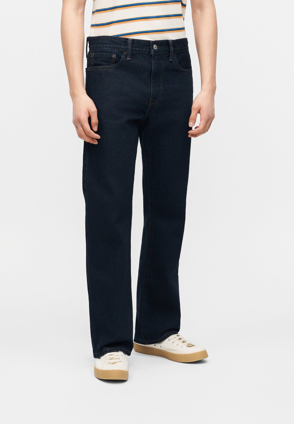 KLASİK PAÇA - Havuç Paça Kot Pantolon - koyu mavi denim