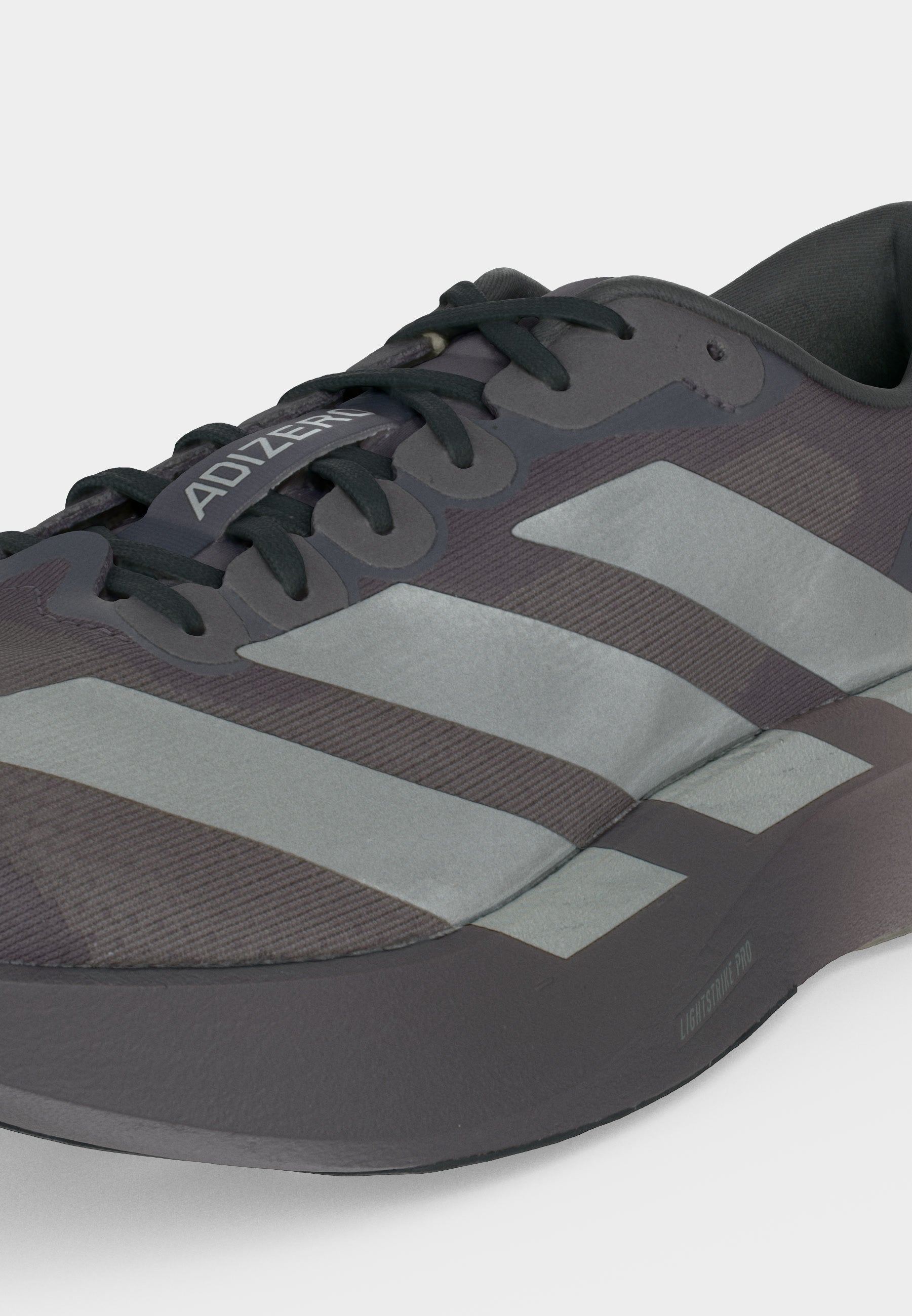 ADIZERO EVO SL M - Trainers - grey strata/silver-coloured metallic/light granite