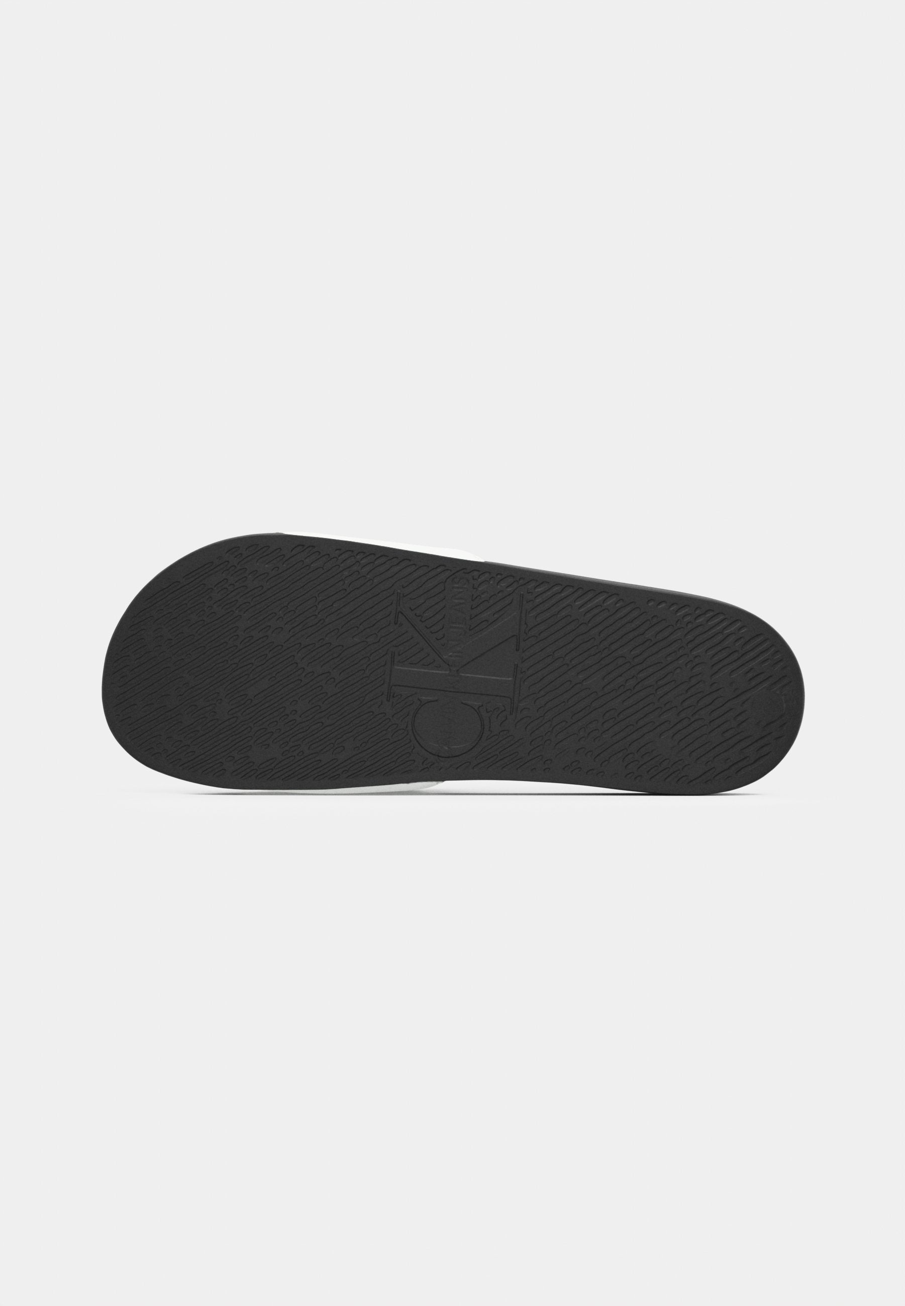 SLIDE MONO - Mules - bright white/black
