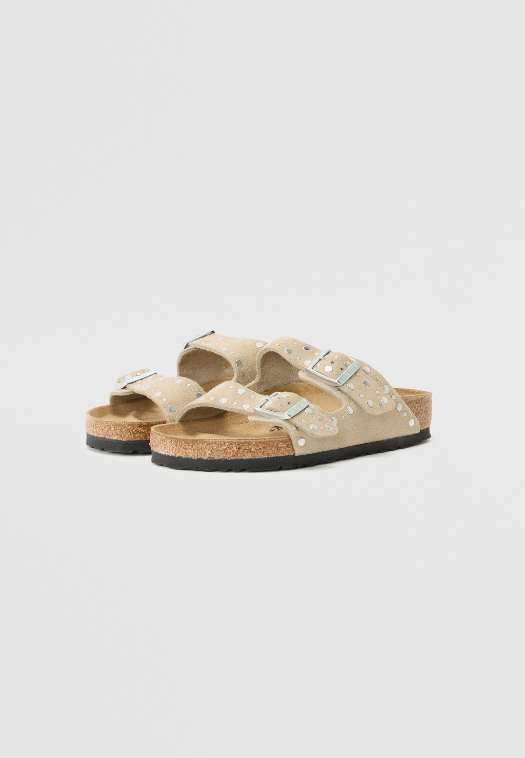 ARIZONA RIVET LEVE ÉTROITE - Sandales - taupe