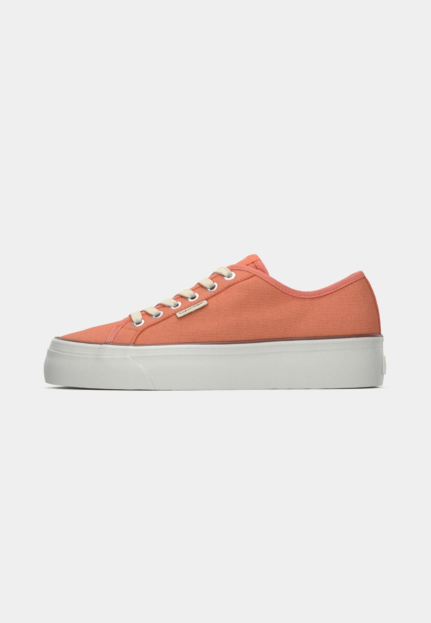 FLATFORM LOGO - Trainers - powder orange/cappuccino