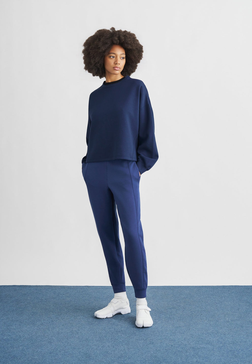 CREW SOFT - Sweat-shirt - marine/obsidienne foncé