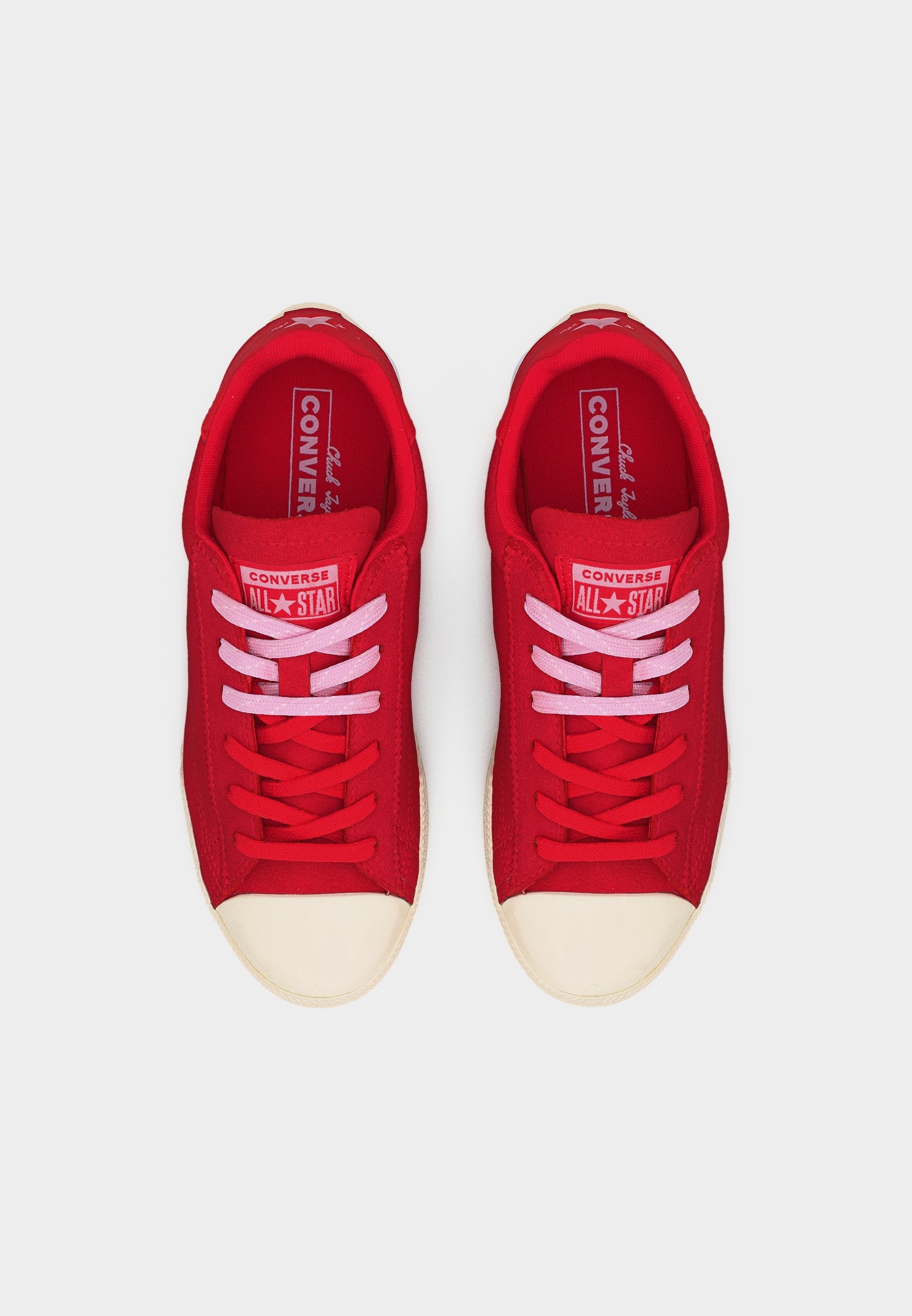 CHUCK TAYLOR UNISEX - Trainers - red/new found bloom/egret