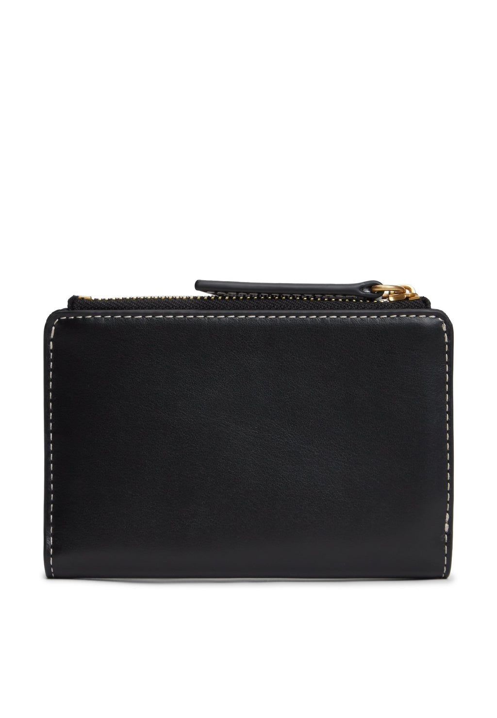 LOGO PLAQUE LEATHER BIFOLD WALLET - Wallet - black