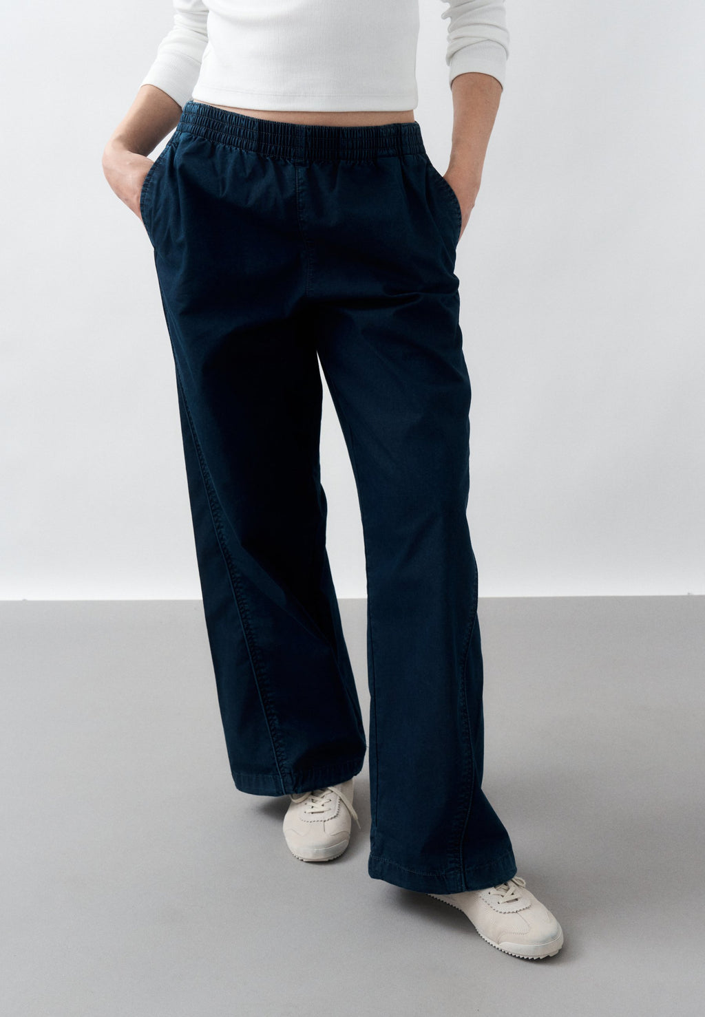 PARACHUTE PANT - Wide Leg - dark galaxy