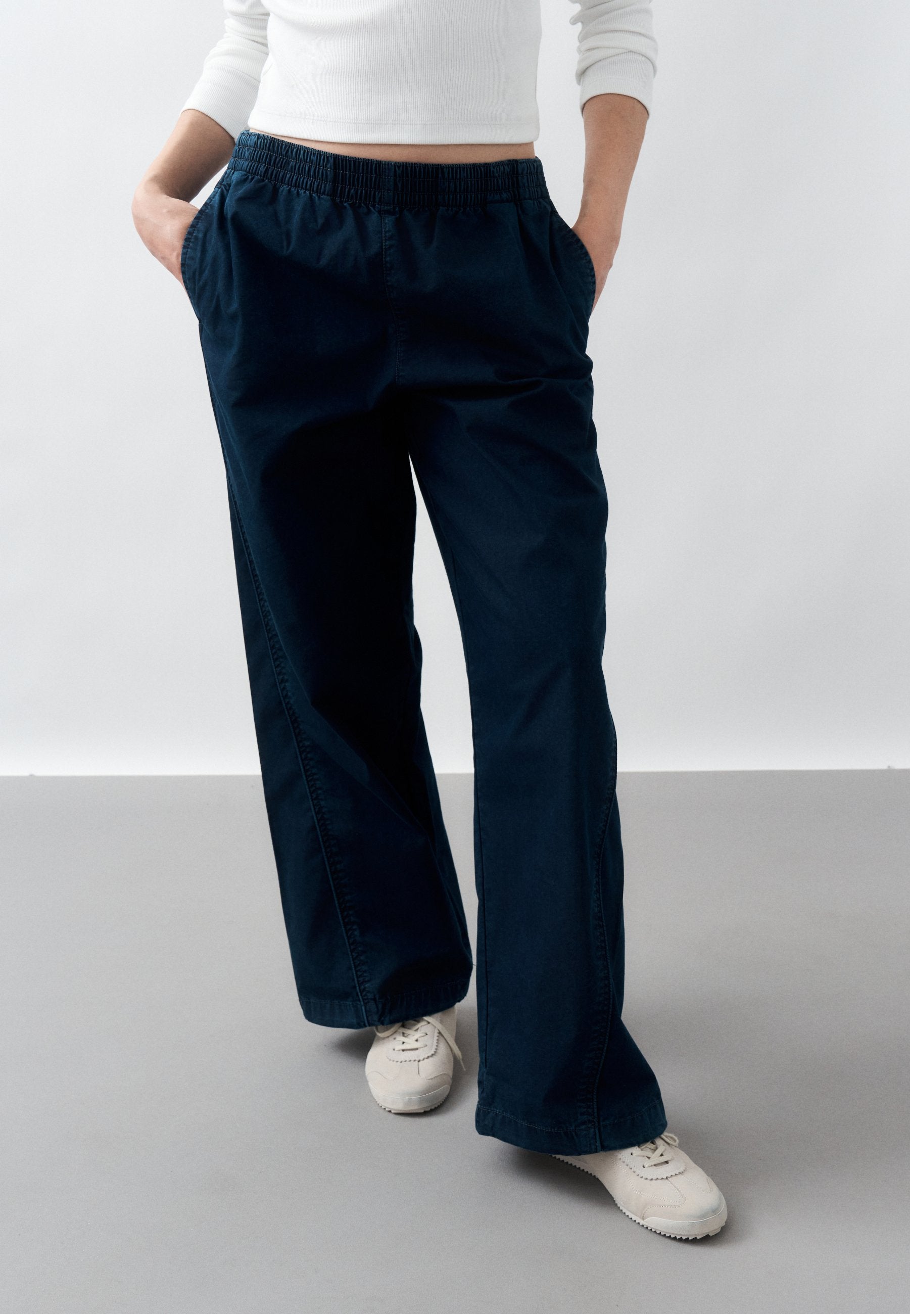 PARACHUTE PANT - Wide Leg - dark galaxy